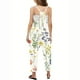 thumbnail image 3 of Odeerbi 5-14 Años Niñas Traje de Verano Floral Impresión Camisola Romper Casual Overalls Bib Pantalones Generales Con Bolsillos, 3 of 6