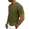 thumbnail image 5 of LRGSHF V Neck T-Shirts for Men Short Sleeve Casual Basic Tees Summer Soft Pullover Tops Lightweight Breathable Sports Gym Regular Fit Undershirts, 5 of 6