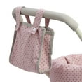 thumbnail image 6 of Olivia's Little World - Polka Dots Princess Baby Doll Deluxe Stroller, Pink and Grey, 6 of 12