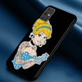 thumbnail image 3 of Funda de silicona suave para teléfono Samsung Galaxy S24 S23 S22 S21 S20 Ultra Plus Pro S10 S9 S8 S7 4G 5G con tatuaje de princesa de Disney, 3 of 5