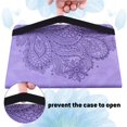thumbnail image 5 of for iPad 10th Generation 10.9" 2022 Case - Shockproof Light Weight Protective Embossed Floral PU Leather with Pen Slot & Kickstand & Card Slots Case Cover for iPad 10th Gen 10.9 inch, Purple, 5 of 8