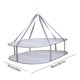 thumbnail image 3 of Uuiauoio Drying Rack Clothing Collapsible Laundry Basket Folding Hanging Dry Net Mesh Dryer for Clothes Drying Household Lingerie Sweater Blouse Herb(2 layer), 3 of 6