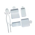 thumbnail image 1 of segolike 5 Pieces Fuse Bead Picking Tray Kit Align Tray for Artwork Crafting Projects white, 1 of 6