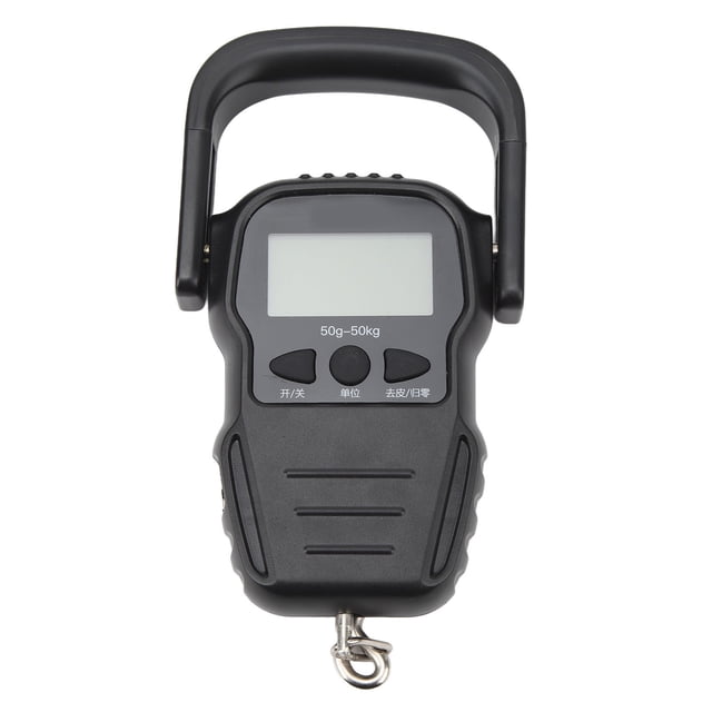 Báscula De Resorte Portátil, Báscula Digital Para Equipaje Colgante, Cinta Integrada Ampliamente Utilizada, 50 Kg, Funciona Con Batería Para Compras