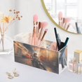 thumbnail image 5 of Cat Houses Cars Motorcycle Pencil Pen Cosmetic Holder Cup Makeup Brush Holder Desk Accessories Holder Acrylic Organizer for Office School Home, 5 of 7