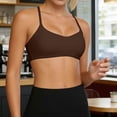 thumbnail image 1 of High Support Adjustable Strap Sports Bra for High Workouts Running Fitness Yoga Seamless Comfort Supportive Racerback for Women, 1 of 3