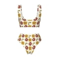 thumbnail image 5 of Daiia Sunflowers And Skull Women's Bikini Set Two Piece Swimsuit High Waisted Bikini Adjustable Straps Bikini Perfect for Beach, Pool, and Summer Vacation-, 5 of 9