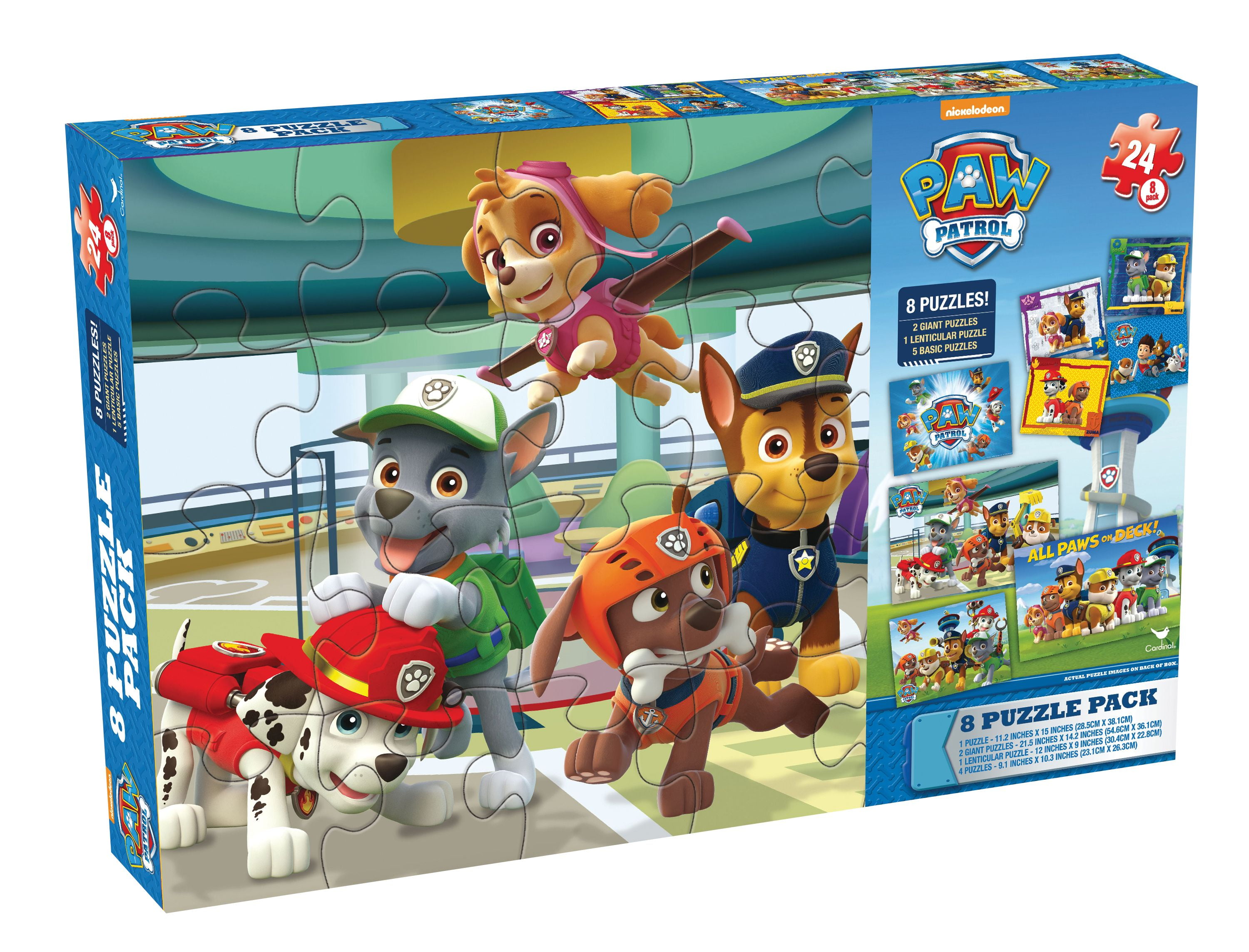 35 And 48 Pc Nickelodeon Paw Patrol Team Floor Jigsaw Puzzles Trefl 10 In 1 20 