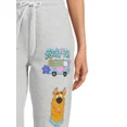 thumbnail image 4 of Scooby-Doo Juniors Graphic Patches Jogger Pants, 28” Inseam, XS-XXXL, 4 of 5