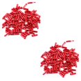 thumbnail image 4 of 50 piezas de cable de freno de bicicleta de montaña Soidarity tapa trasera de Aleación de aluminio Rojo, 4 of 6