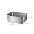 thumbnail image 3 of SPOORYYO Boîte de Rangement en Acier Inoxydable pour Réfrigérateur Cuisson à la Vapeur Poisson Barbecue Plats Froids Fruits, 3 of 7