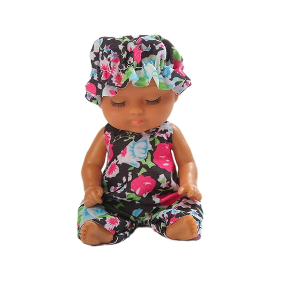 Simulation Sleeping Baby Doll Toy,Lifelike Sleep Expression Doll,Ethnic Style Clothing Vinyl Toy,Multi Scene Desktop Decor,Soothing Healing Companion Doll,Foreign Trade Children Gift