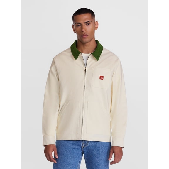 Miller High Life Men's Graphic Canvas Jacket with Long Sleeves, Sizes S-3XL
