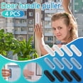 thumbnail image 1 of Viflosae Savings 4 Self-Stick Instant Cabinet Drawer Handle Helper Auxiliary Kitchen Cabinet Door Window Handle Sticker Convenient Opening Stick-On Handles Holiday Deals, 1 of 3