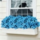 thumbnail image 1 of Flores artificiales 7 tenedores hojas mañana decoración del hogar ramo de boda patio exterior flores decorativas, 1 of 5