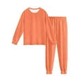 thumbnail image 4 of RXMEKW Ensemble Décontracté à Manches Longues avec Revers pour Femmes, Ensemble de Détente en Polyester 2 Pcs Tailles TP-TG, 4 of 8