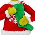 thumbnail image 4 of Christmas Holiday Greeter Dr. Seuss' The Grinch in Adult Ugly Sweater 10.23 in x 6.69 in x 18.89 in 1.21 lb, 4 of 5
