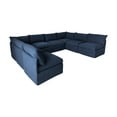thumbnail image 4 of Ensemble de canapés modulaires Flexiform en forme de U de Patioflare, bleu, 4 of 6