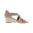 thumbnail image 2 of Style & Co. Womens ZADDIE Faux Suede Strappy Espadrilles Taupe 6.5 Medium (B,M), 2 of 3