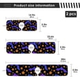 thumbnail image 4 of Coolnut 2 Pack Faucet Mat Splash Guard for Kitchen Sink, Bright Bats and Stars 14x5 Inch Super Absorbent Microfiber Sink Protector Mat, Kitchen Sink Mat Machine Washable Kitchen Sink Accessories, 4 of 7