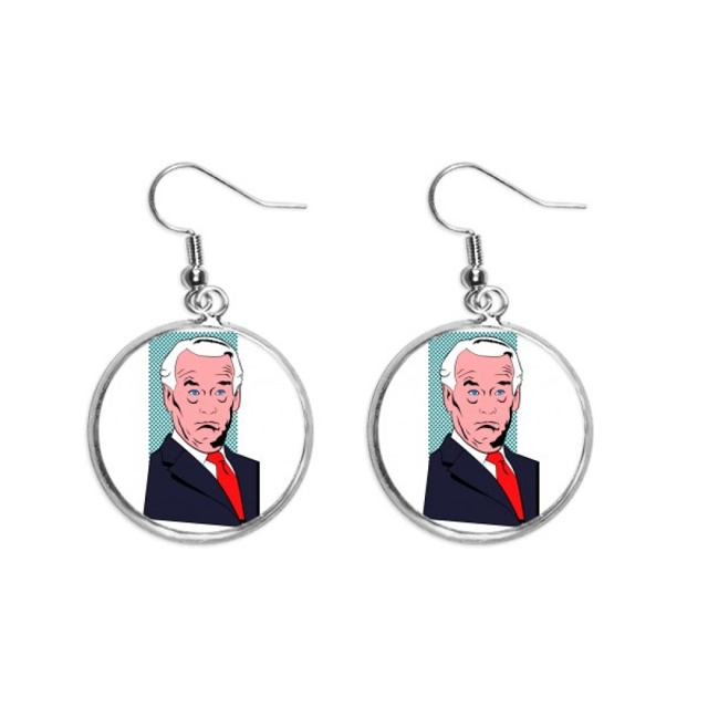 El Presidente de EE.UU. Pendientes pendientes de plata colgantes joyas señora Unbranded M