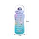 thumbnail image 2 of Botella de agua de gran capacidad de 2000 ml Marcador de tiempo Taza de bebida helada (púrpura) Ehuebsd Libre de BPA, 2 of 7