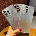 thumbnail image 5 of Glitter Case for iPhone 14 Pro Max Hard PC Anti-Scratch Anti-Fall Soft TPU Bumper Shockproof Full Camera Lens Protective Slim Luxury Bling Cover for Women Girls - Green, 5 of 13