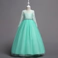thumbnail image 4 of Vestido de novia de encaje con diamantes y minifalda para niña, vestido de princesa, vestido de actuación, 4 of 6