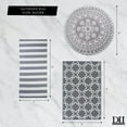 thumbnail image 5 of DII Reversible Indoor/Outdoor Diamond Woven Rug, 4x6', Black, 5 of 5
