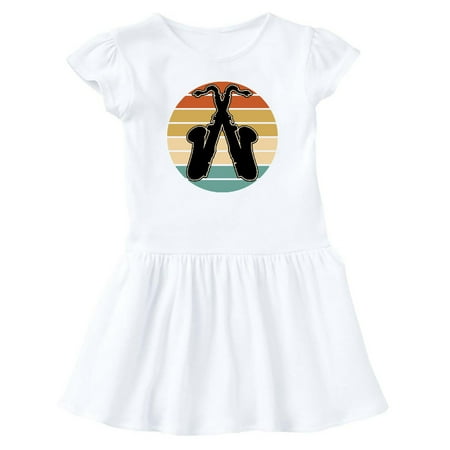 

Inktastic Saxophone Music Vintage Band Gift Baby Girl Dress