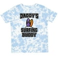 thumbnail image 3 of Inktastic Daddy Surfing Buddy Kids Surfer Boys or Girls Toddler T-Shirt, 3 of 5