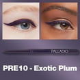 thumbnail image 2 of Palladio Retractable Waterproof Eyeliner, Richly Pigmented Color and Creamy, Slip Twist Up Pencil Eye Liner, Smudge Proof Long Lasting Application, All Day Wear, No Sharpener Required, Exotic Plum, 2 of 6