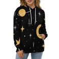 thumbnail image 4 of Seamless Space Pattern with Stars, Moon, And Planets 3D Print Hoodie Men Women Autumn Thin Pullover Sweatshirt Vintage Streetwear Tops, 4 of 6