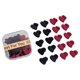 thumbnail image 5 of Pasador de pelo en forma de corazón Minnieouse 20 piezas rojo negro, 5 of 6