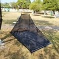 thumbnail image 3 of Kadahis Mosquito Net with Bottom for Camping Bed Compact and Ultra-Light for Travel Outdoor Lightweight Mesh for 2 Person (Black), 3 of 5
