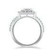 thumbnail image 3 of 1 1/5ct Pave Double Halo Ring 14K White Gold, 3 of 3