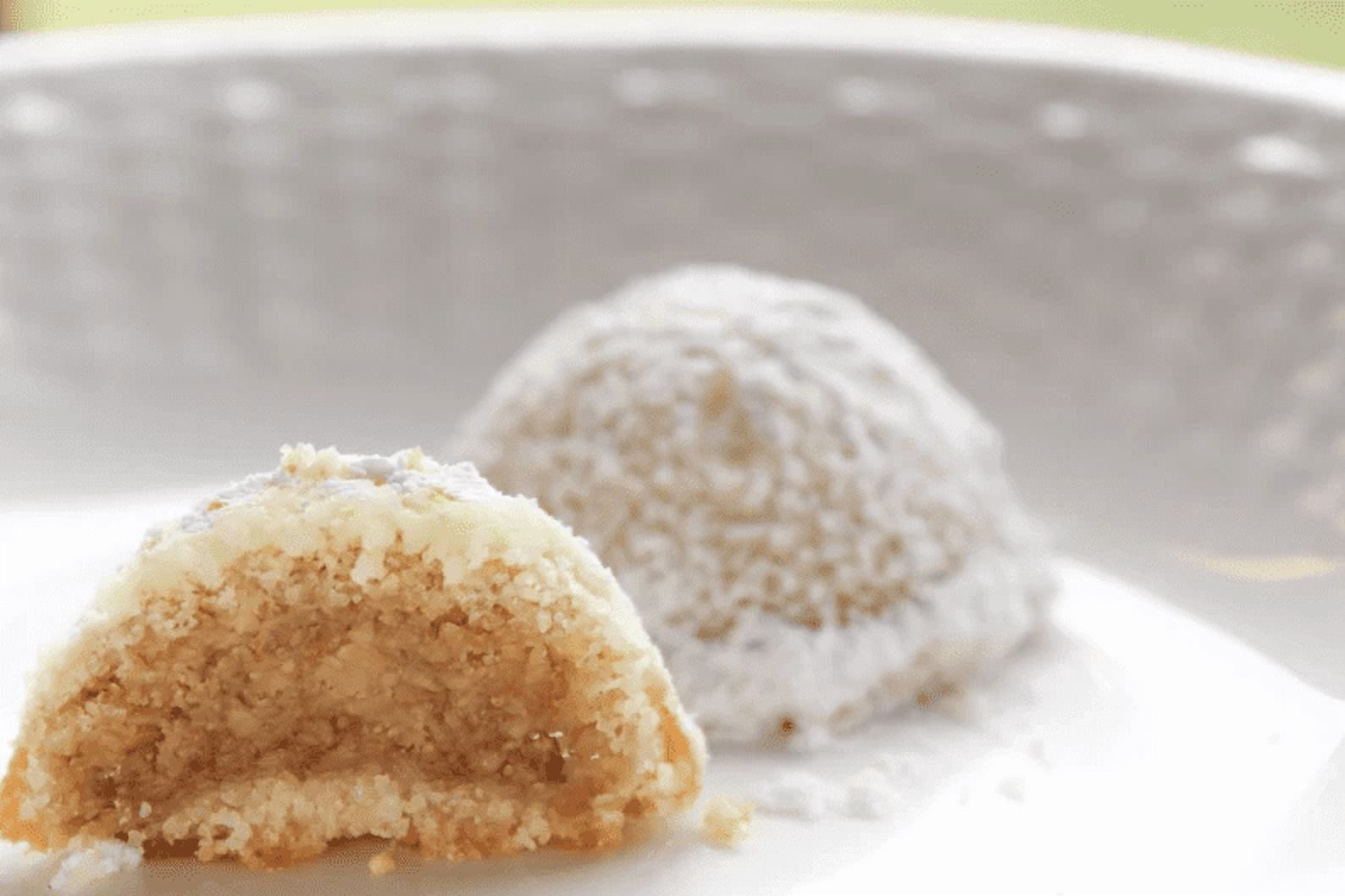 Walnut Stuffed Maamoul Cookies, Freshly Baked Handmade - 12 Pieces Individually Wrapped