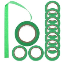 GOOHOCHY Tape Rolls Solid Color Adhesive Tape Green 20 Rolls 10mm Width
