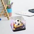 thumbnail image 1 of Bloc de notas con calendario 2025, bloc de notas con calendario de escritorio, modelo de balón de fútbol, notas con mensajes, blocs de notas 3D,, 1 of 8