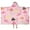 Ballet Princess Pattern, variant on Ballet Swan Princess Pattern Hooded Bath Towel,50"x30" for Ages 3 To 12 Kids, Quick Dry Lightweight Soft Microfiber Hood Beach Towel Cover Up for Kids