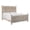 Gray, variant on Pemberly Row Modern Carved Solid Wood King Panel Bed in Black