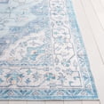 thumbnail image 6 of SAFAVIEH Arizona Parker Medallion Polyester Area Rug, Light Blue/Ivory, 3' x 5', 6 of 13
