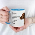 thumbnail image 5 of CafePress - Vizsla Love Is Mug - 11 oz Ceramic Mug - Novelty Coffee Tea Cup, 5 of 6