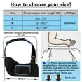 thumbnail image 5 of Arm Sling Shoulder Immobilizer - Rotator Cuff Support Brace - Comfortable Medical Sling for Shoulder Injury,Left and Right Arm,Men and Women,for Broken,Dislocated,Fracture,Strain (Medium), 5 of 7