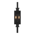 thumbnail image 3 of Ascott 2-Light Outdoor Wall Lantern in Matte Black, 3 of 5