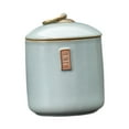 thumbnail image 3 of WeiLaiKeQi Ceramic Tea Storage Jar Can Coffee Container for Pantry Coffee Beans Kitchen White, 3 of 9