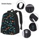 thumbnail image 3 of Fotbe Little Fish Skeleton Set Escolar 3 en 1 para Niños - Mochila Duradera con Lonchera Aislante y Estuche para Lápices - Mochila Escolar para Niños y Niñas, 3 of 7