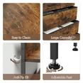 thumbnail image 6 of Dresser for Bedroom with 5 Drawers, Dressers & Chests of Drawers for Hallway, Entryway, Storage Organizer Unit with Fabric, Sturdy Metal Frame, Wood Tabletop, Easy Pull Handle, 6 of 9