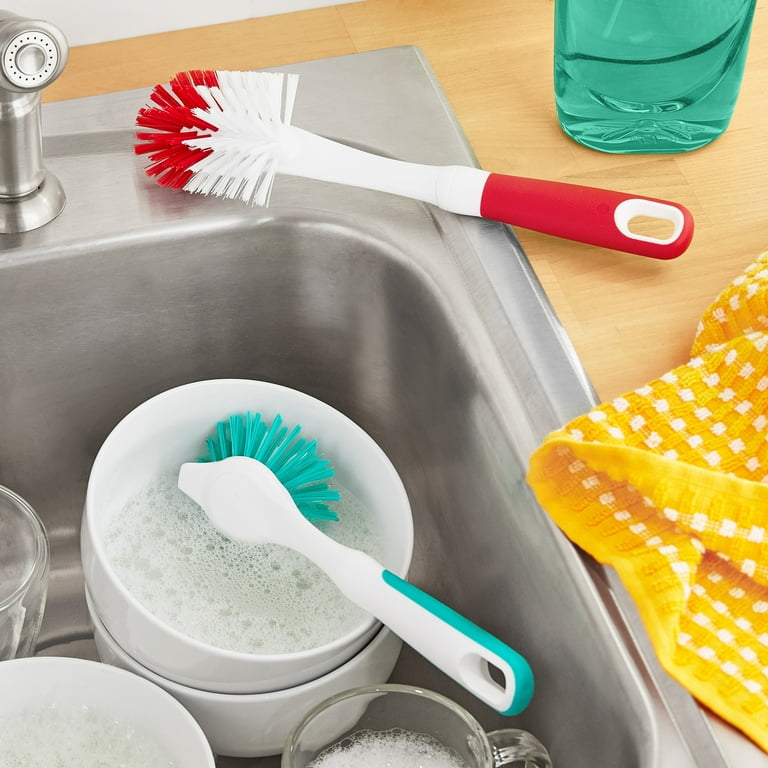 5 Piece Cleaning Dish Scrub Brush Kitchen Sink Bathroom Brushes, House