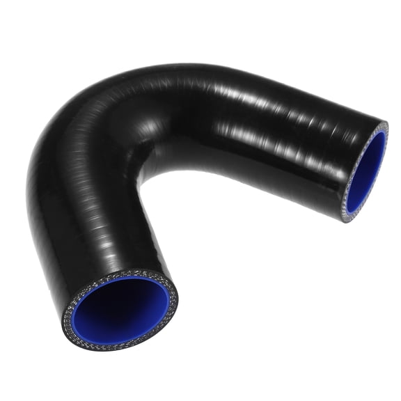 Unique Bargains 38mm 1.50" 135 Degree Elbow Silicone Reducer Hose Pipe Bend Turbo Water Intercooler Black